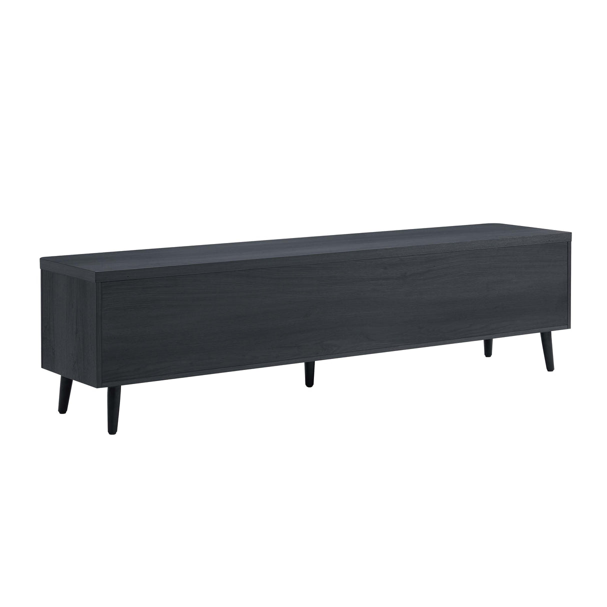 Jodie TV Stand in Charcoal Grey by Manhattan Comfort at Eve Furniture