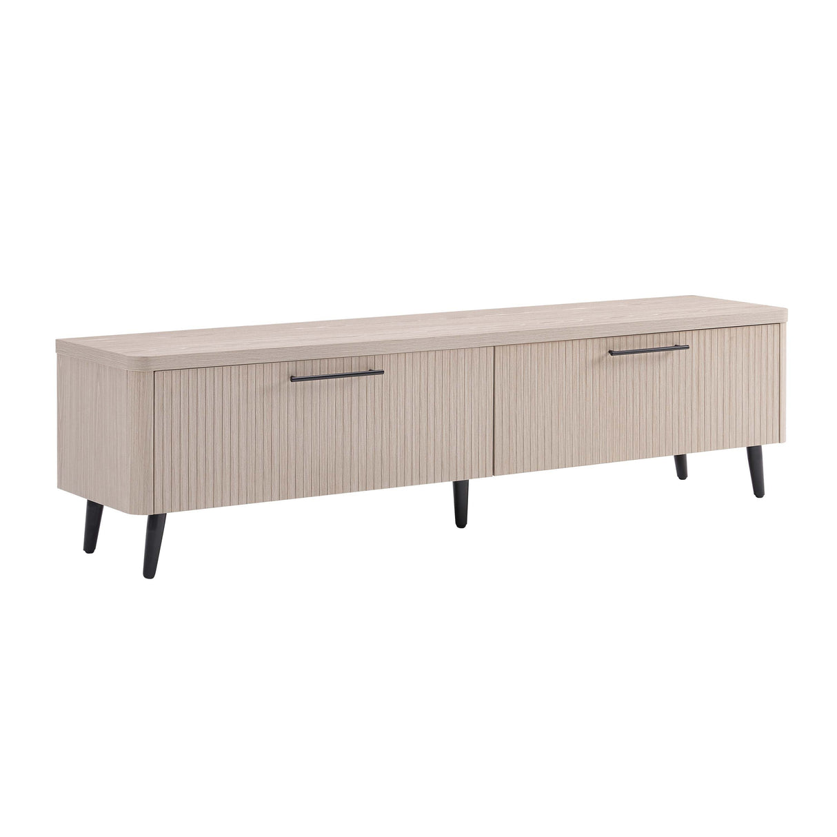 Jodie TV Stand in Whitewashed Oak by Manhattan Comfort at Eve Furniture