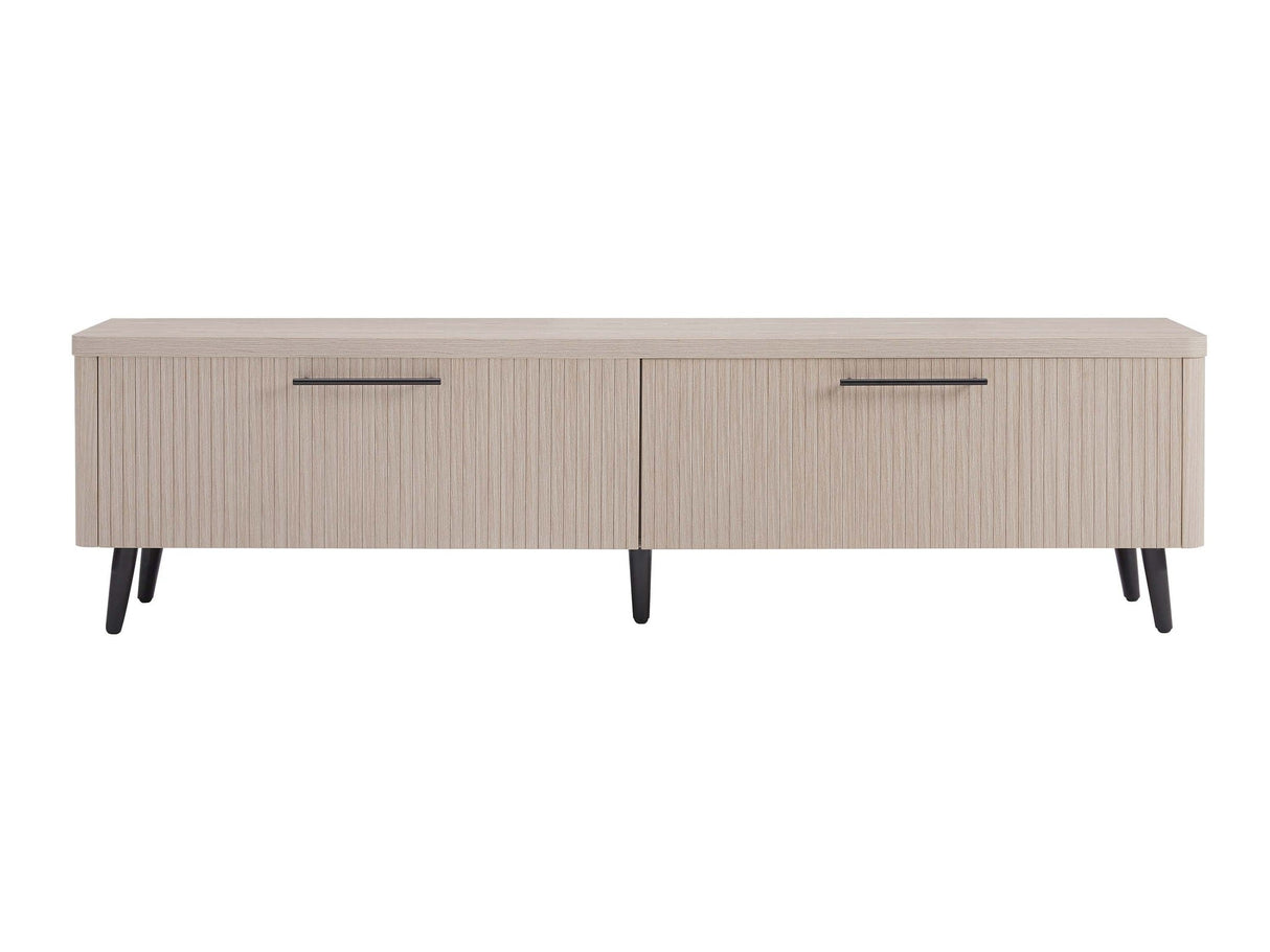Jodie TV Stand in Whitewashed Oak by Manhattan Comfort at Eve Furniture