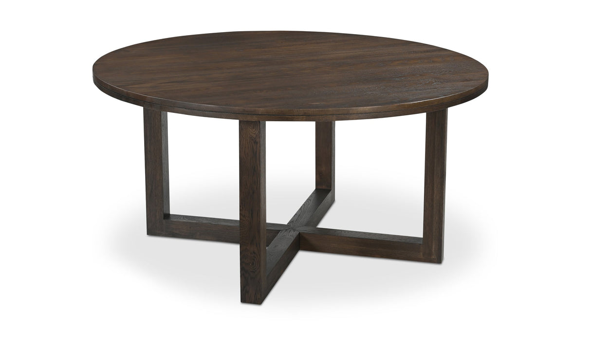 Joel Dining Table Dark Brown by Moe's Home at Eve Furniture