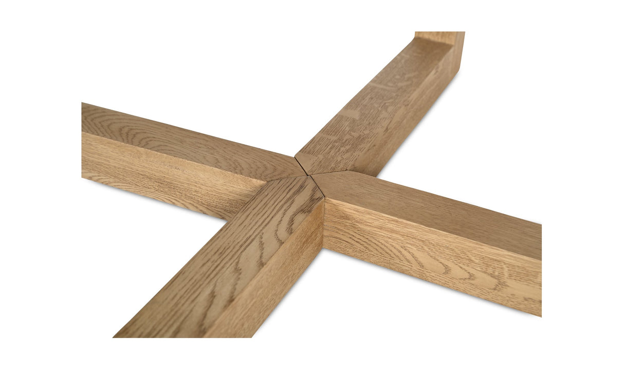 Joel Dining Table Natural by Moe's Home at Eve Furniture