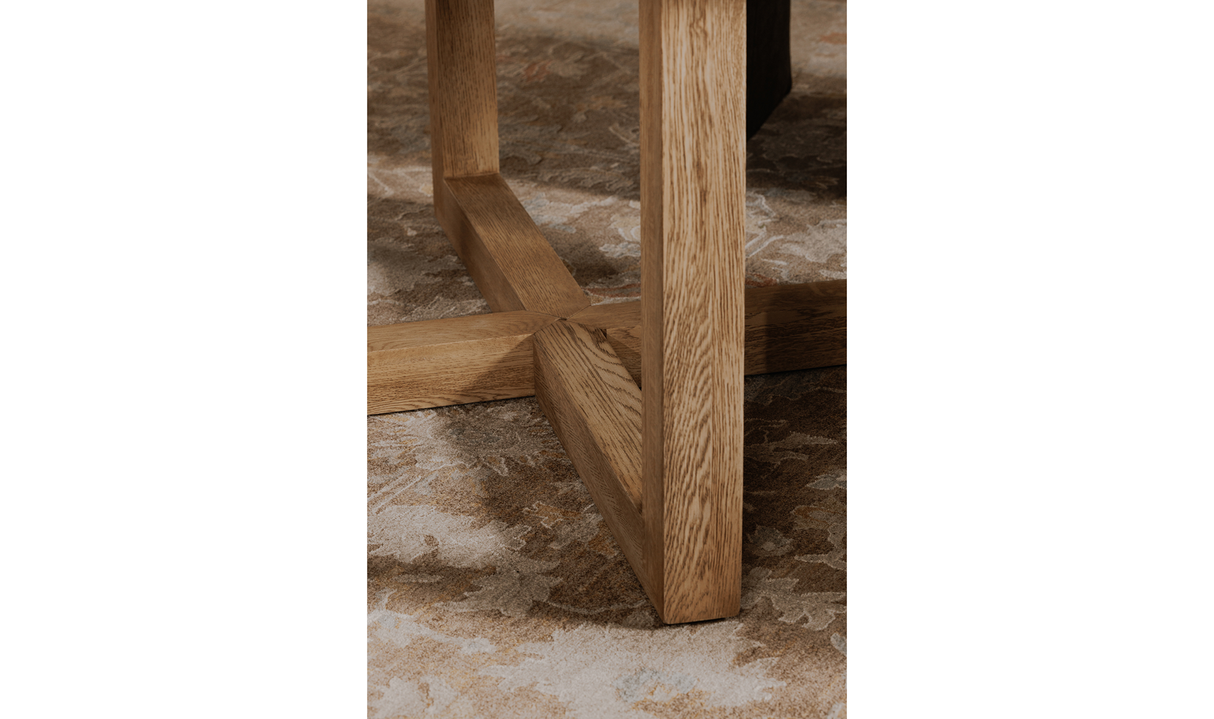 Joel Dining Table Natural by Moe's Home at Eve Furniture