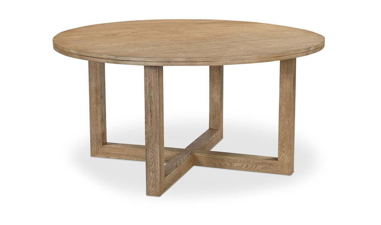 Joel Dining Table Natural by Moe's Home at Eve Furniture