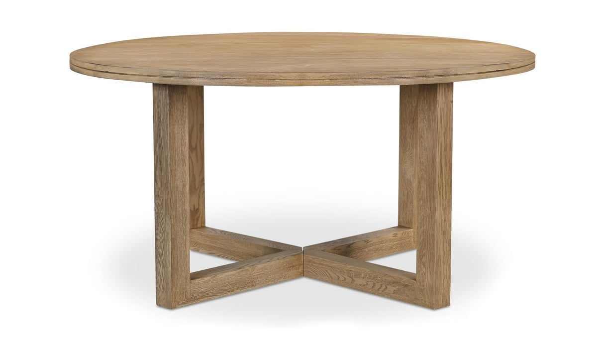 Joel Dining Table Natural by Moe's Home at Eve Furniture