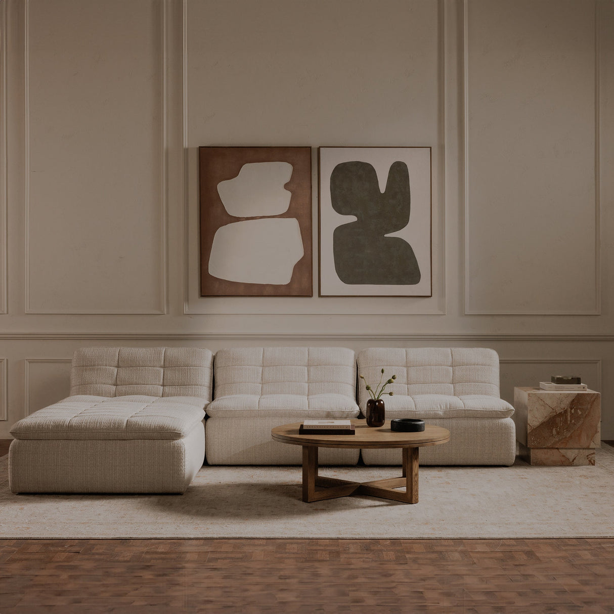 Joel Natural Coffee Table by MOES at Eve Furniture
