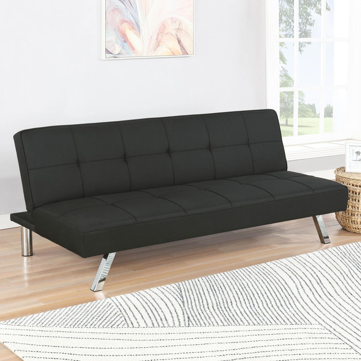 Joel Upholstered Tufted Sofa Bed by Coaster at Eve Furniture