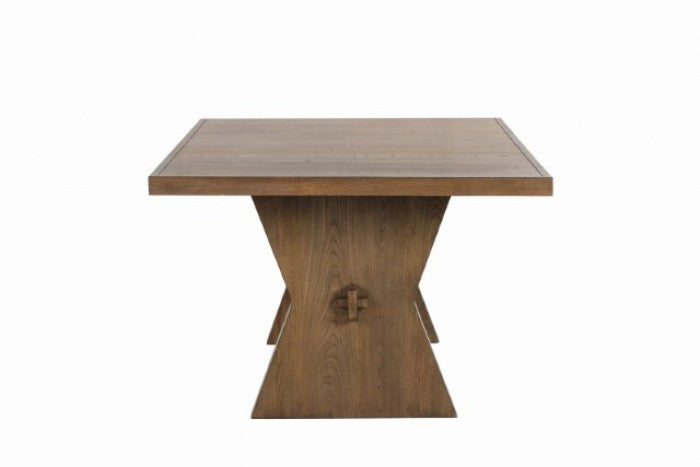 Johannes Rustic Oak 7-Piece Dining Room Set