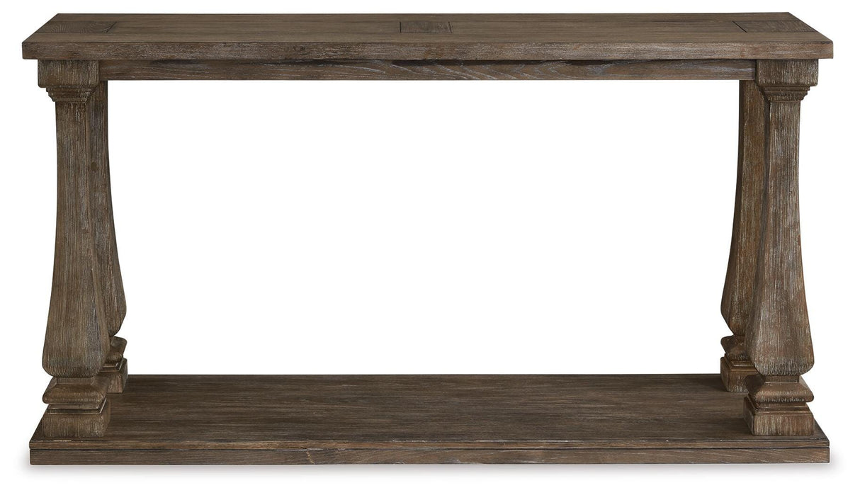 Johnelle Gray Sofa Table by Ashley at Eve Furniture
