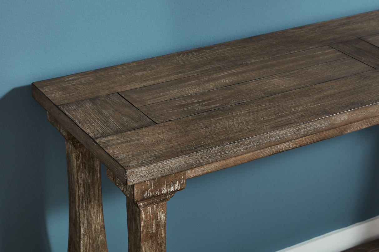 Johnelle Gray Sofa Table by Ashley at Eve Furniture