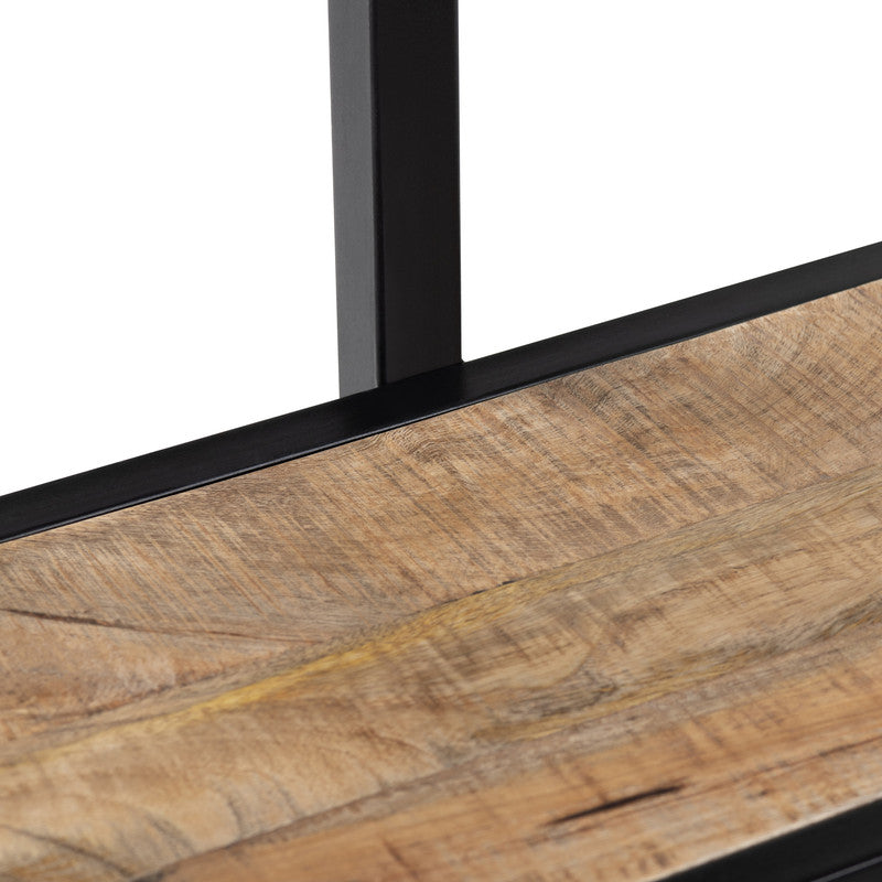 Johnston Brown/Black Etagere by Crestview at Eve Furniture