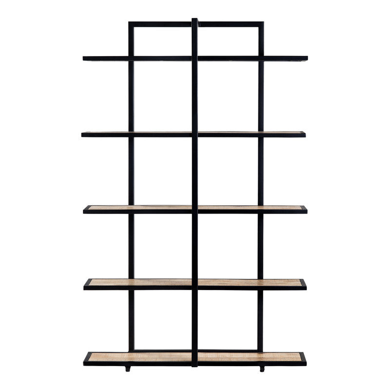 Johnston Brown/Black Etagere by Crestview at Eve Furniture