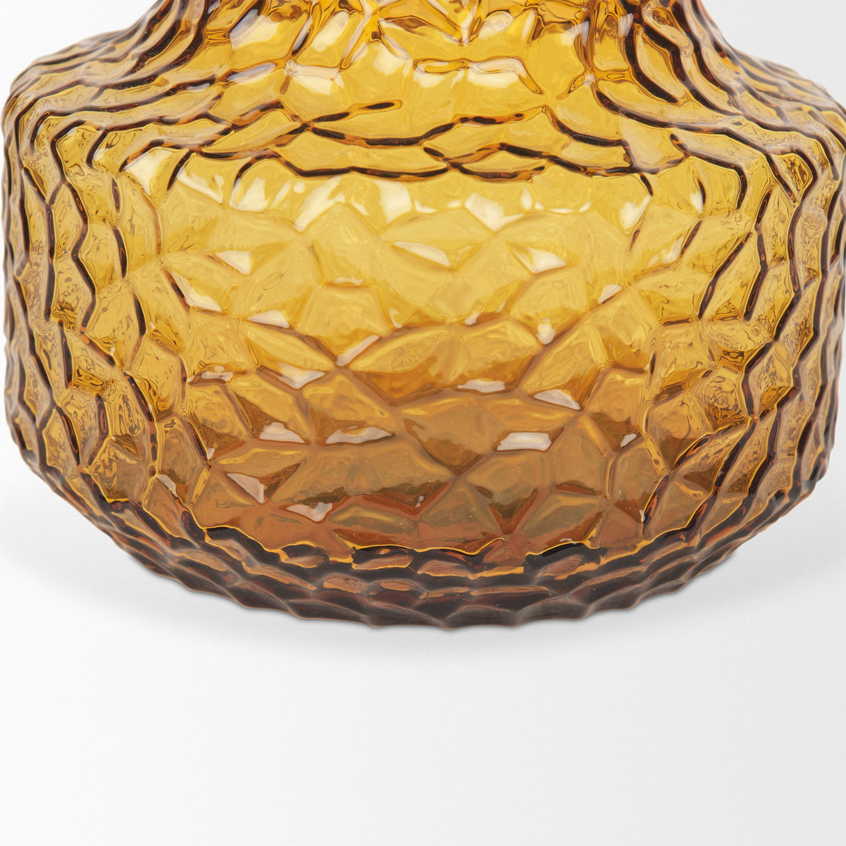 Jolene Amber Waterglass Glass Vase by Mercana at Eve Furniture