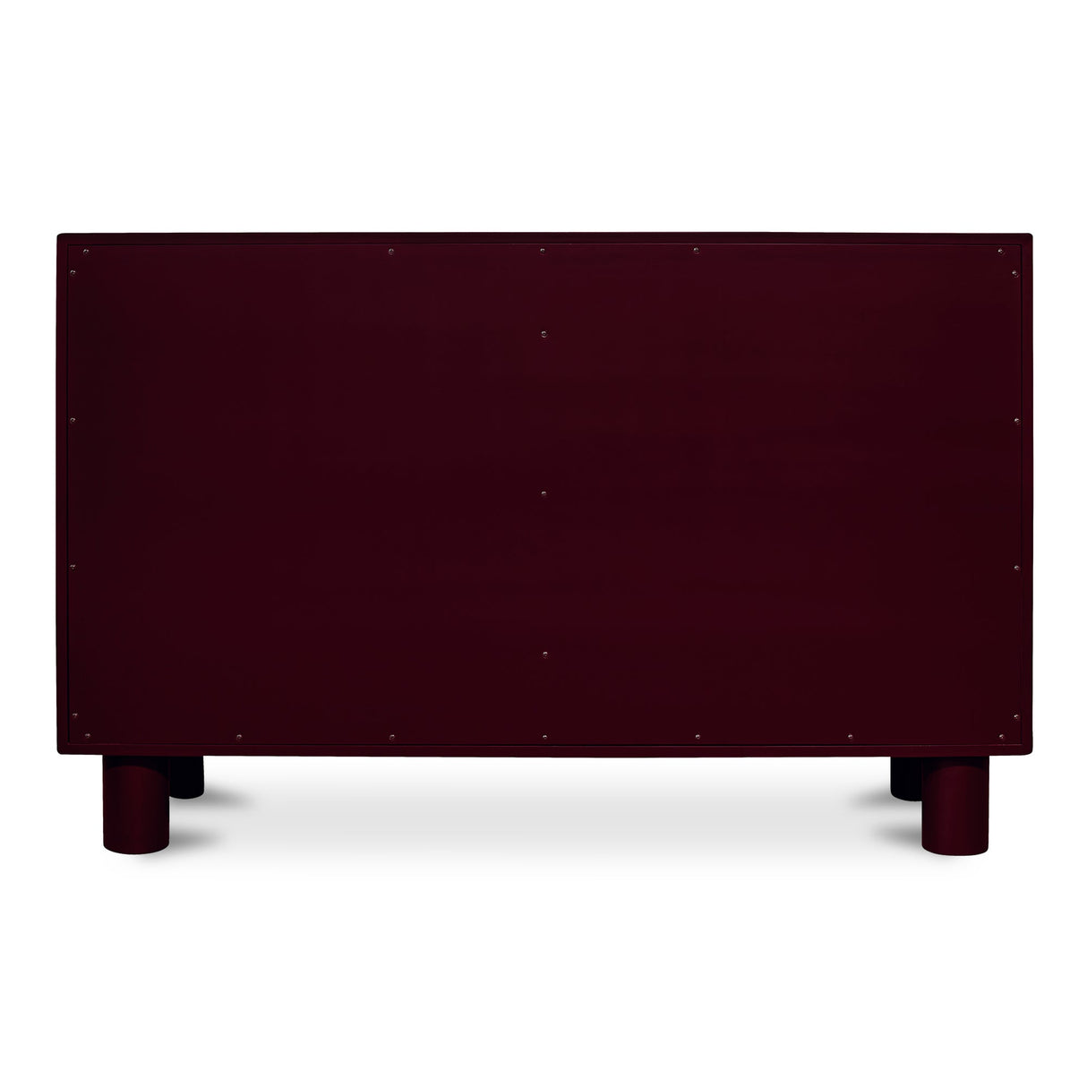 Jolene Deep Red 6 Drawer Dresser by Moe's Home at Eve Furniture
