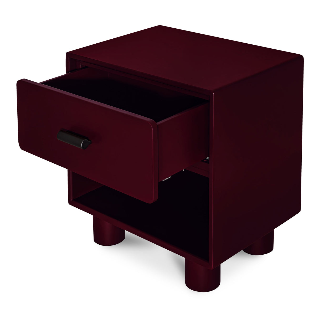 Jolene Deep Red Nightstand by MOES at Eve Furniture
