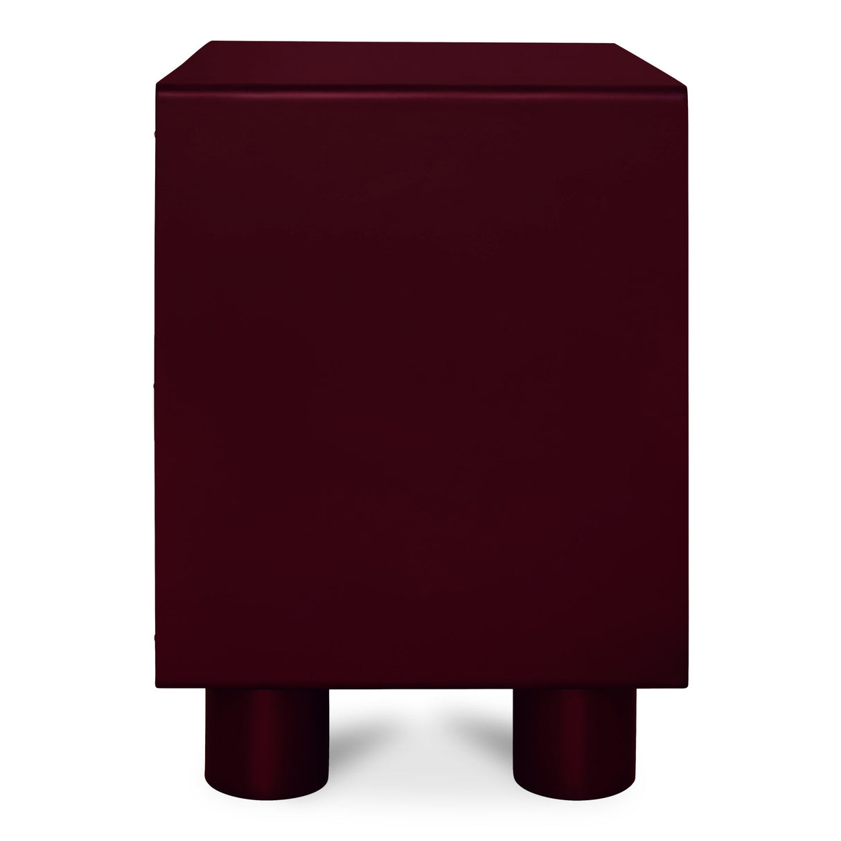 Jolene Deep Red Nightstand by Moe's Home at Eve Furniture