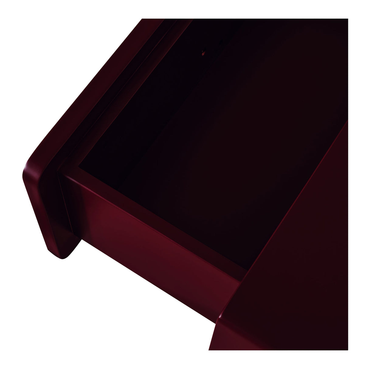 Jolene Deep Red Nightstand by Moe's Home at Eve Furniture