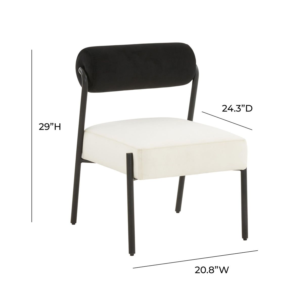 Jolene Velvet Accent Chair by TOV Furniture at Eve Furniture