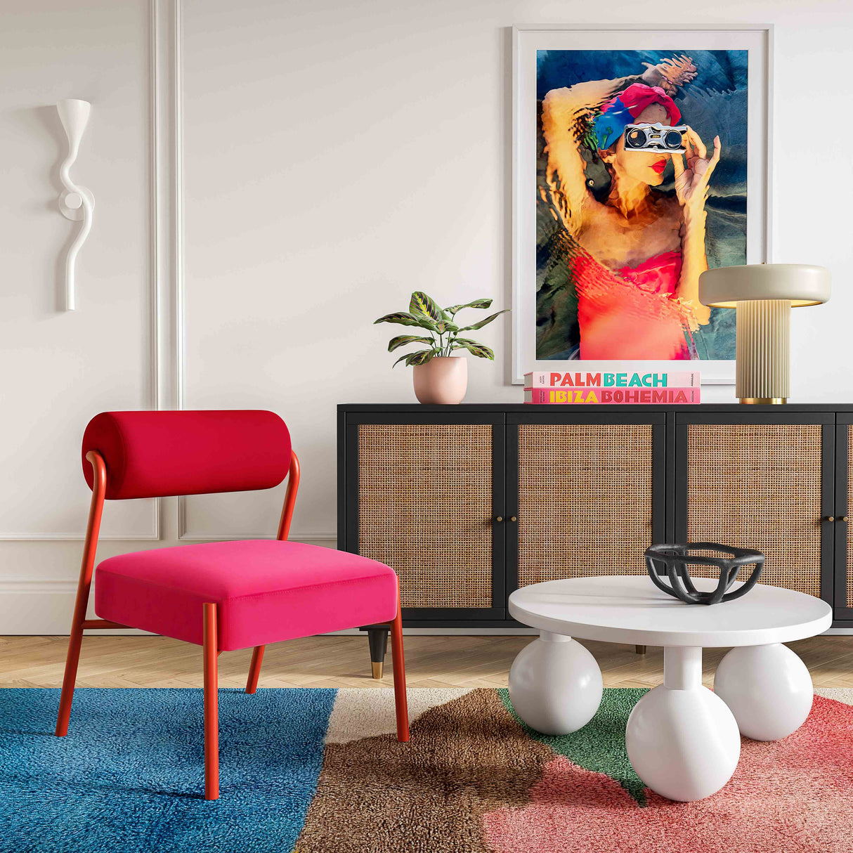 Jolene Velvet Accent Chair by TOV Furniture at Eve Furniture