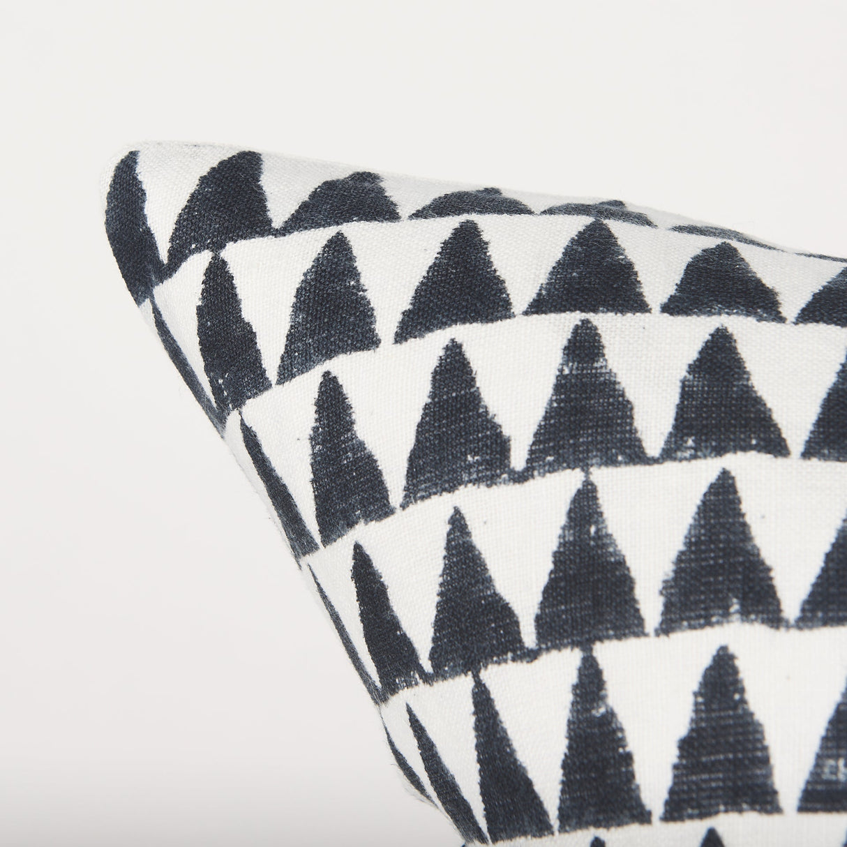 Jolie Cream w/ Black Print Linen Square Decorative Pillow Cover by Mercana at Eve Furniture
