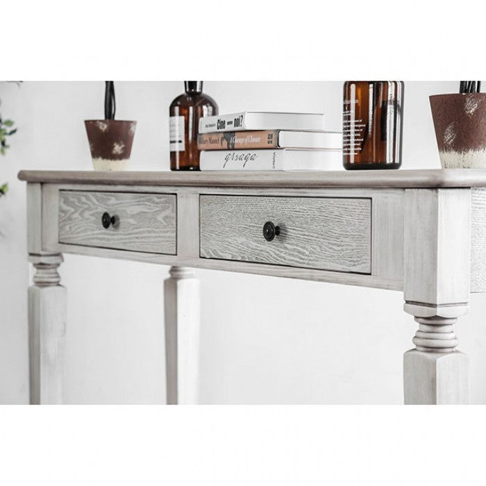 Joliet Antique White End Table by Furniture of America at Eve Furniture