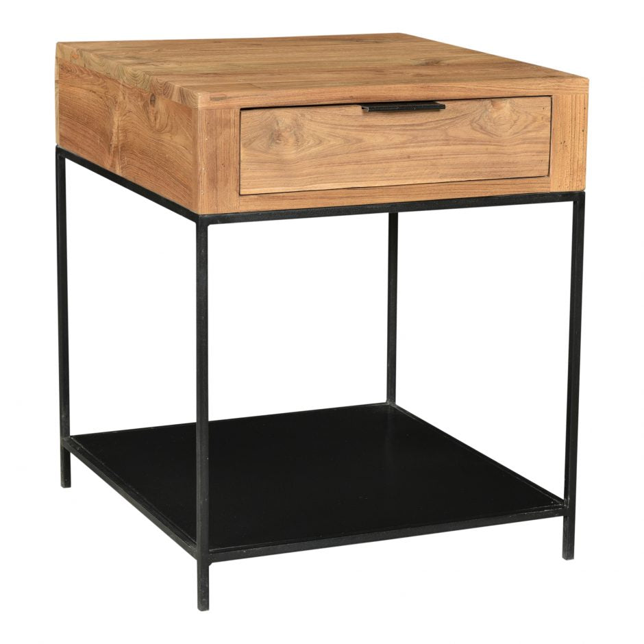 Joliet Side Table Natural by Moe's Home at Eve Furniture