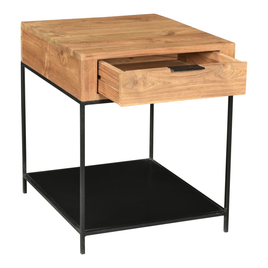 Joliet Side Table Natural by Moe's Home at Eve Furniture