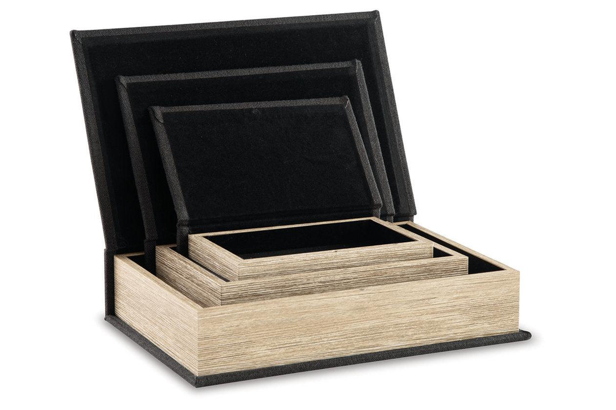Jolina Black Box by Ashley at Eve Furniture