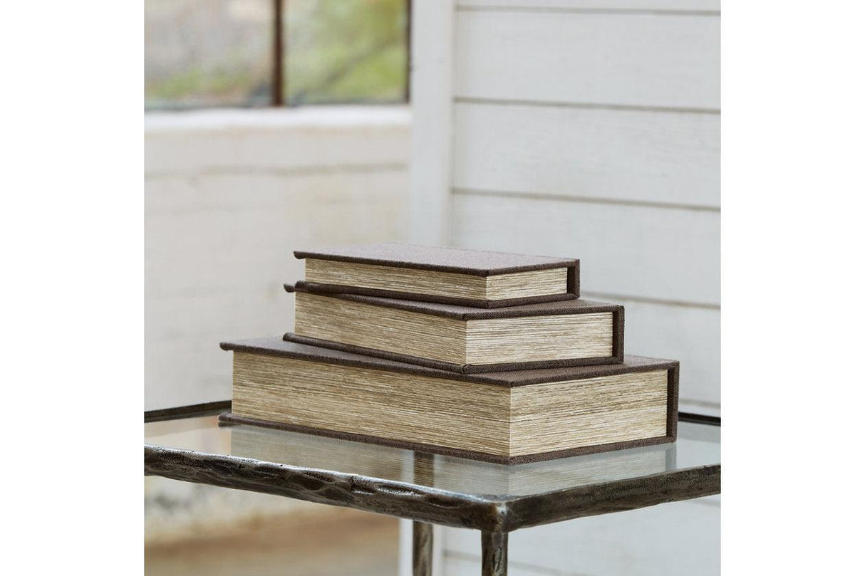 Jolina Brown Box by Ashley at Eve Furniture