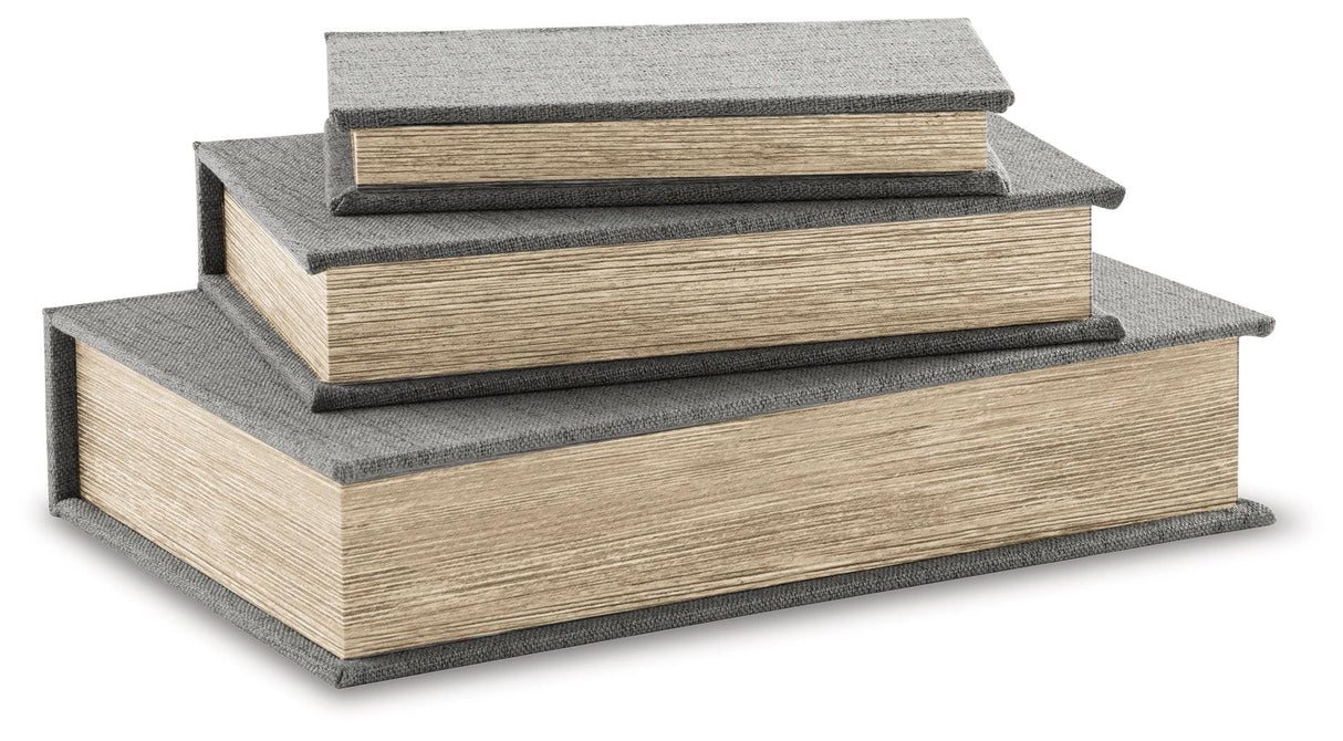 Jolina Gray Box by Ashley at Eve Furniture