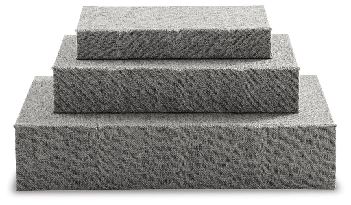 Jolina Gray Box by Ashley at Eve Furniture
