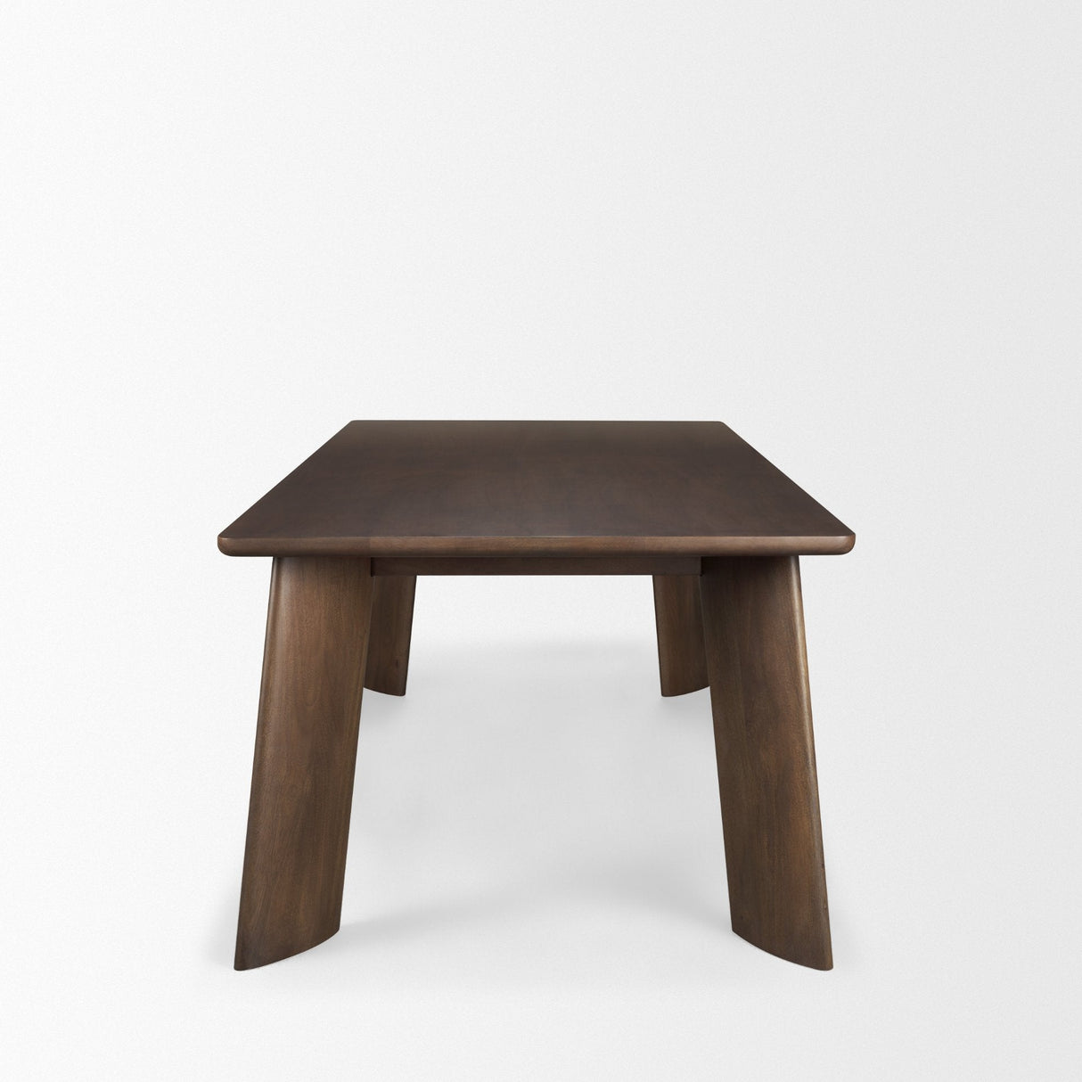 Jonan Solid Dark Brown Mango Wood Rectangular Dining Table by Mercana at Eve Furniture