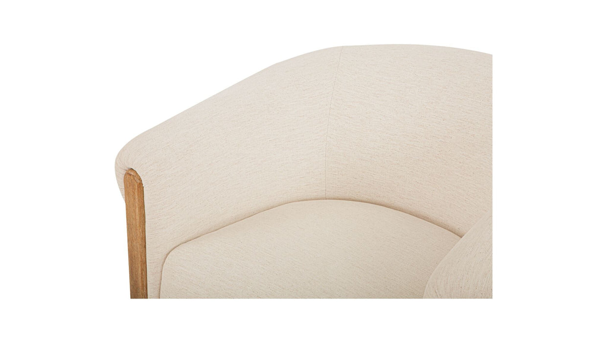 Jones Accent Chair Oat by Moe's Home at Eve Furniture