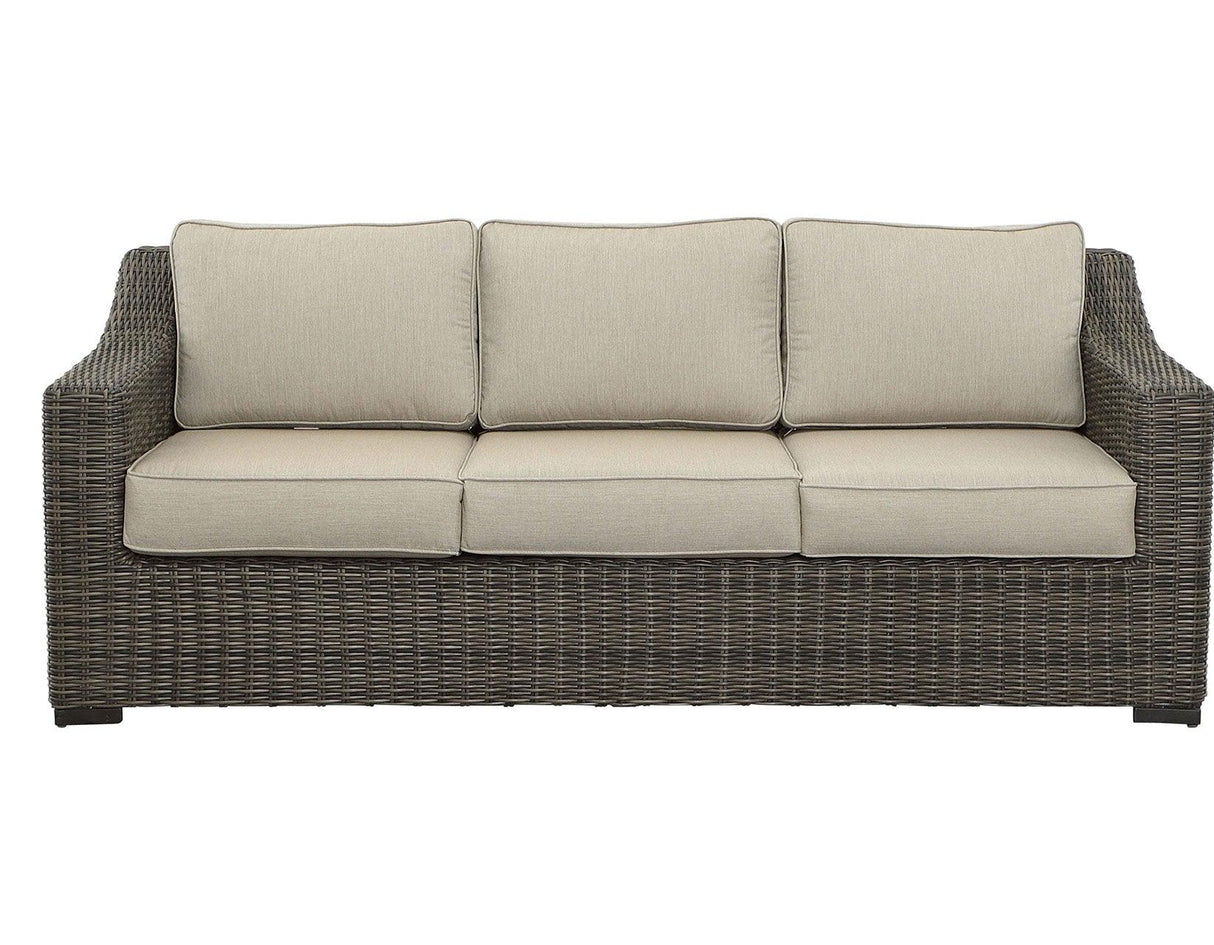 Jones Outdoor Resin Wicker Sofa by Steve Silver at Eve Furniture