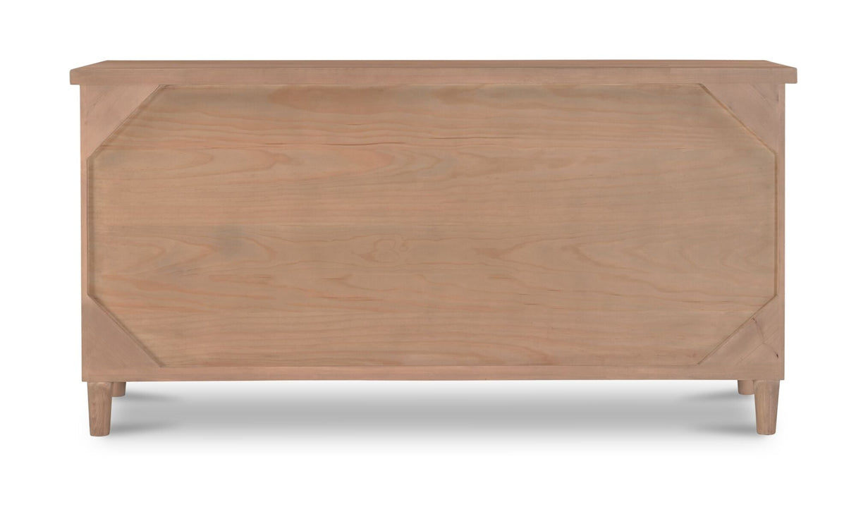 Joni 7 Drawer Dresser Natural by Moe's Home at Eve Furniture
