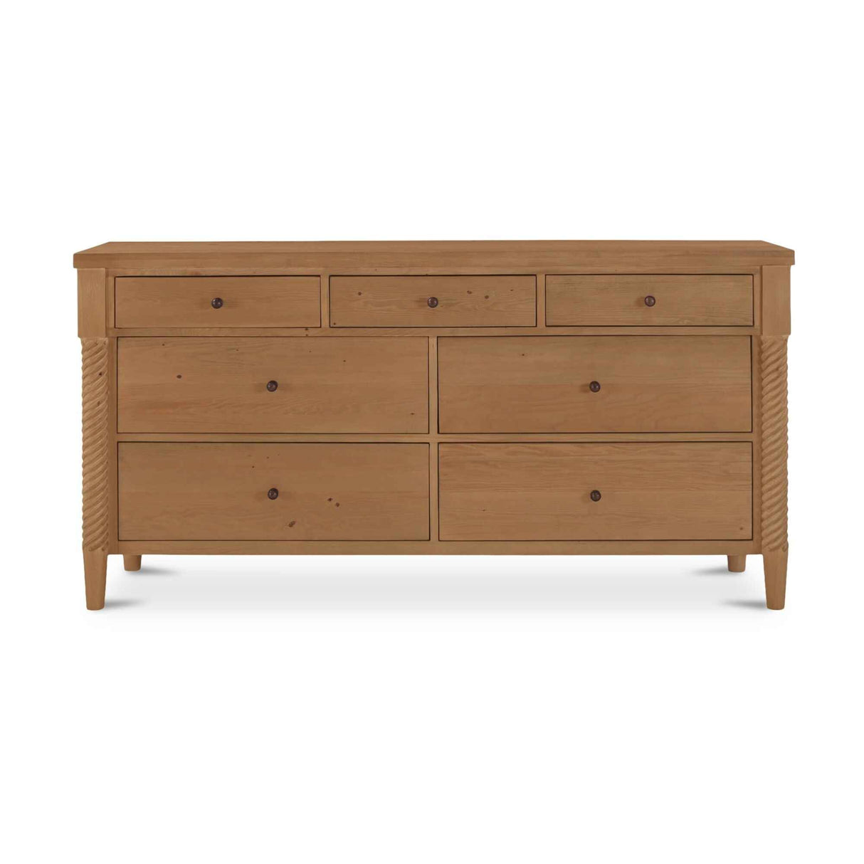 Joni Natural 7 Drawer Dresser by Moe's Home at Eve Furniture