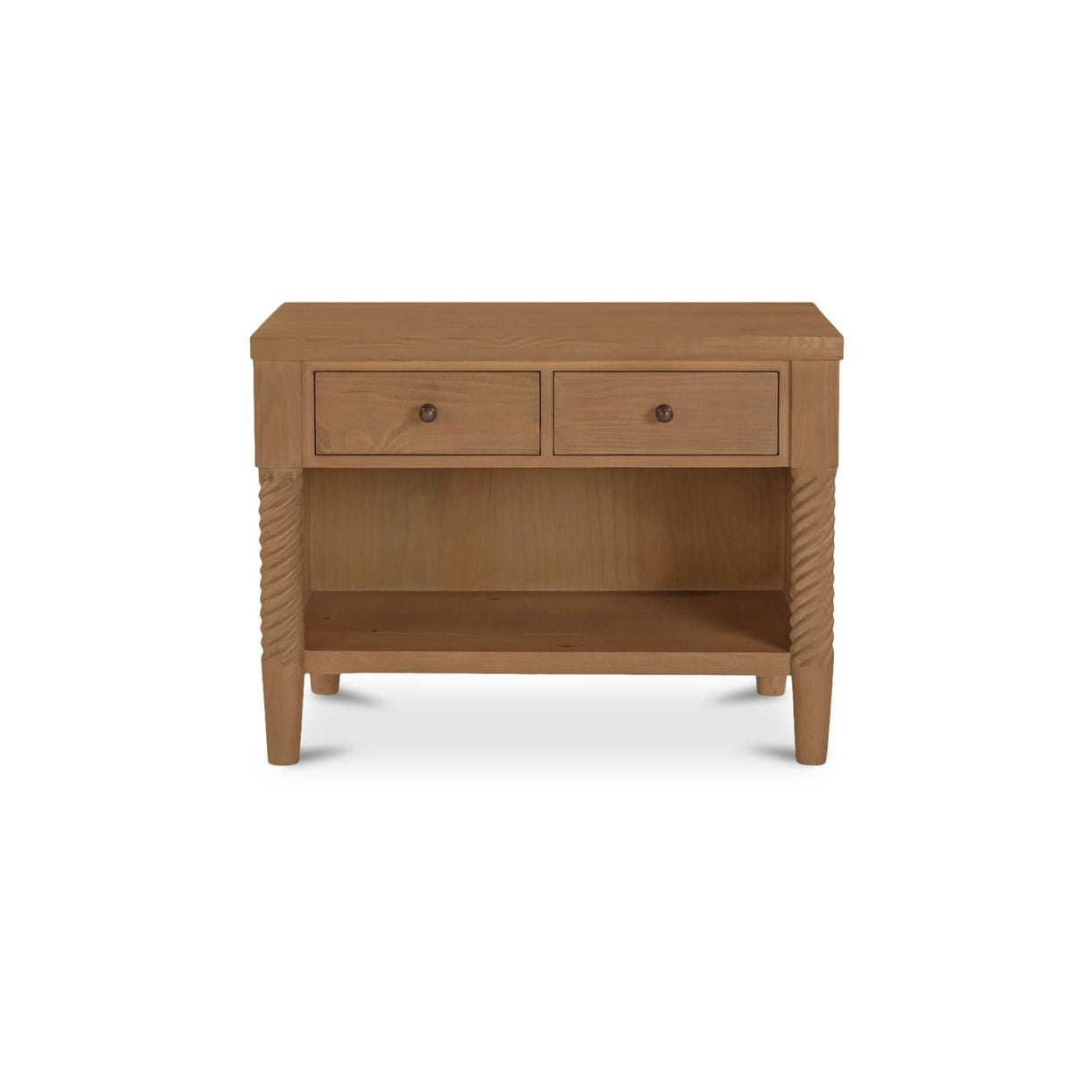 Joni Natural Nightstand by Moe's Home at Eve Furniture
