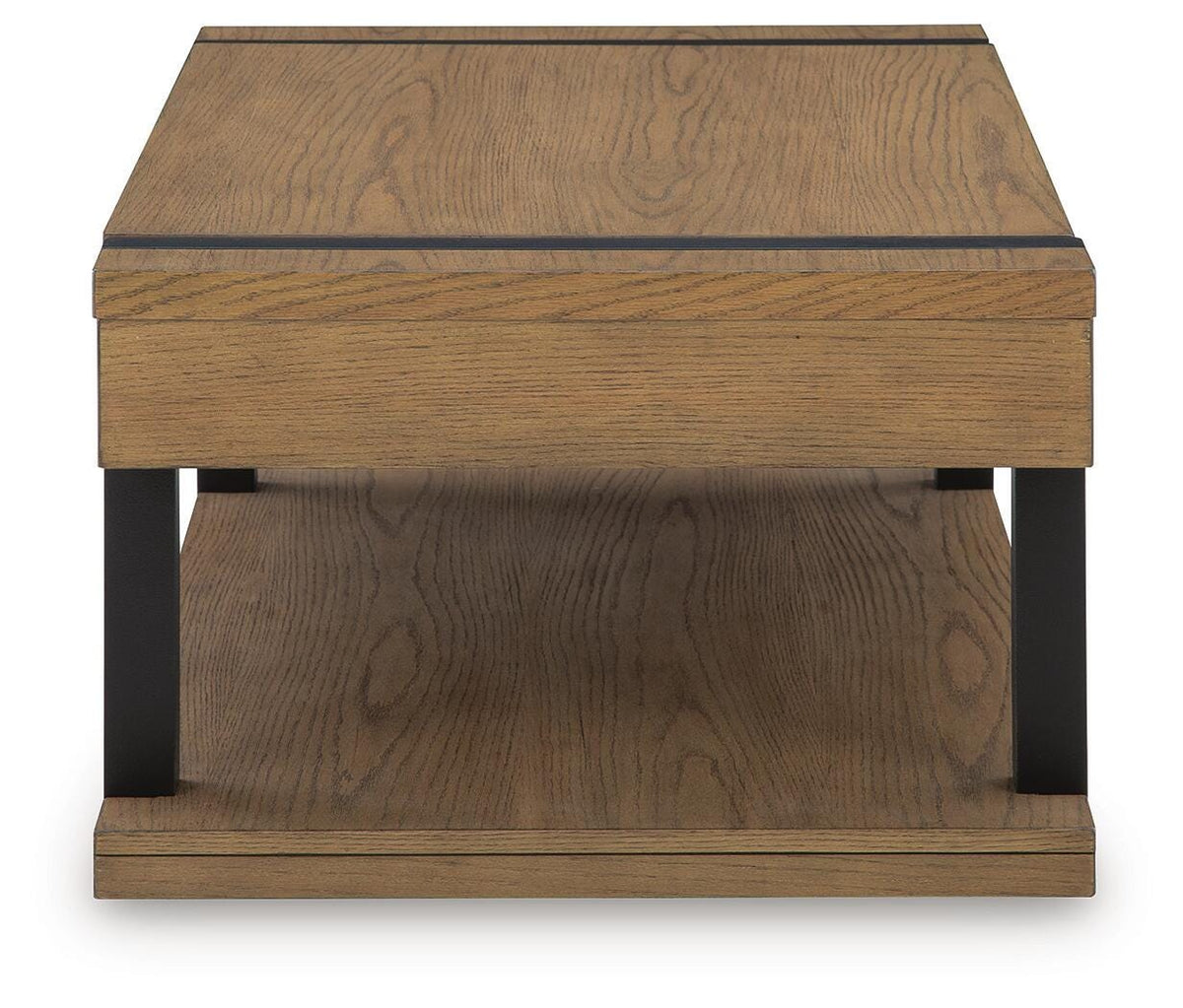 Jorannti Medium Brown Lift-Top Coffee Table by Ashley at Eve Furniture