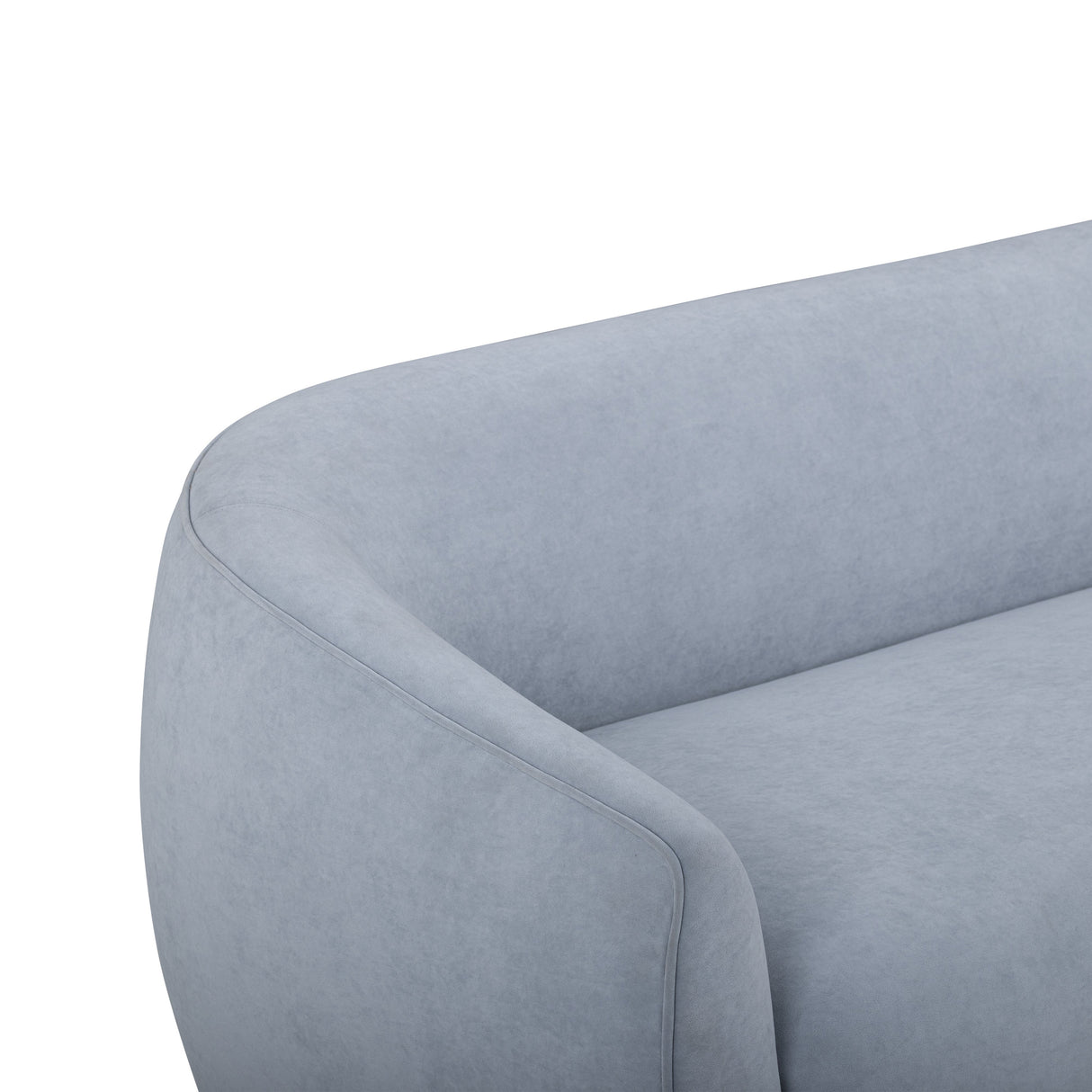 Jordan 70" Textured Performance Velvet Loveseat by TOV Furniture at Eve Furniture