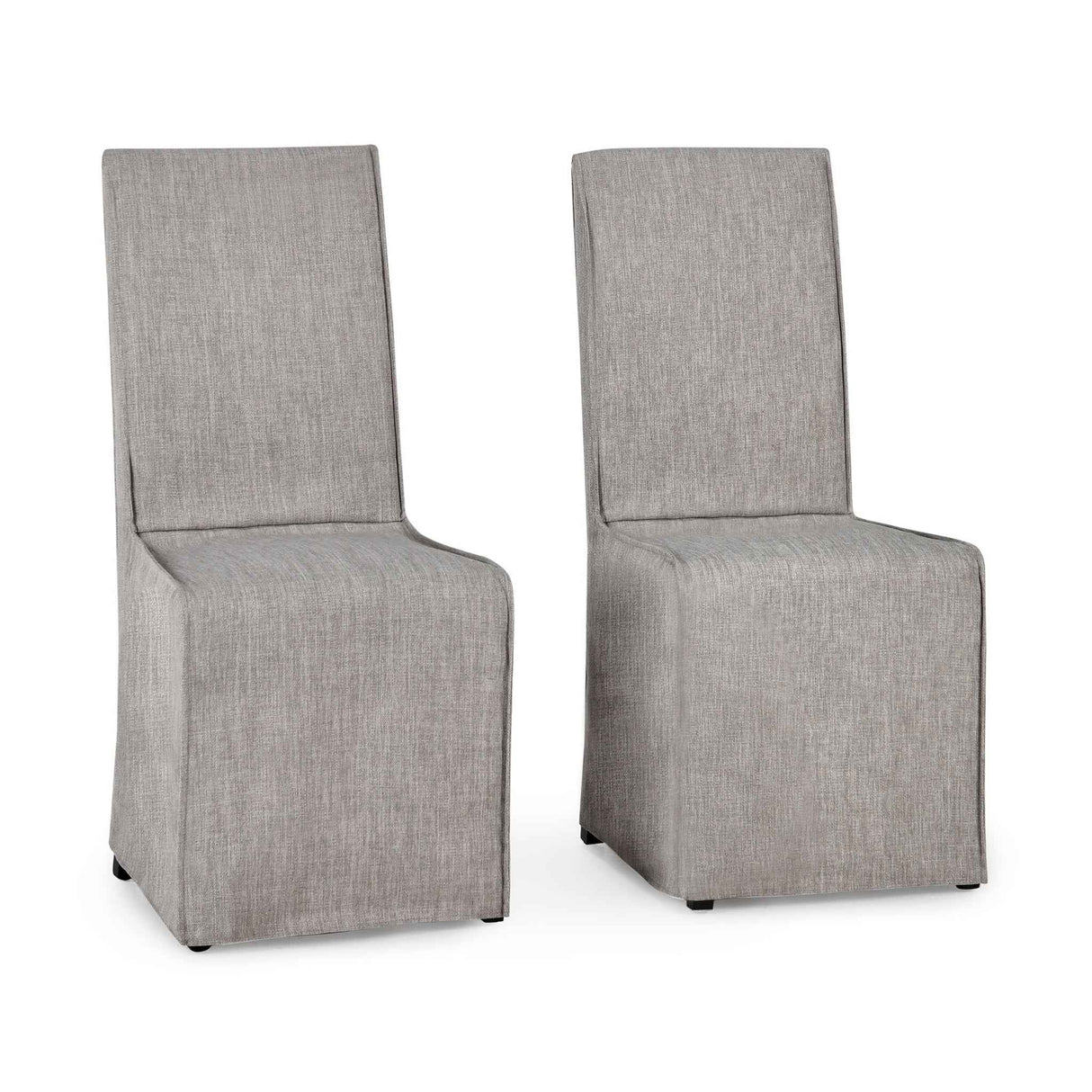 Jordan Dining Chair Set of 2 - Cool Gray by Classic Home at Eve Furniture
