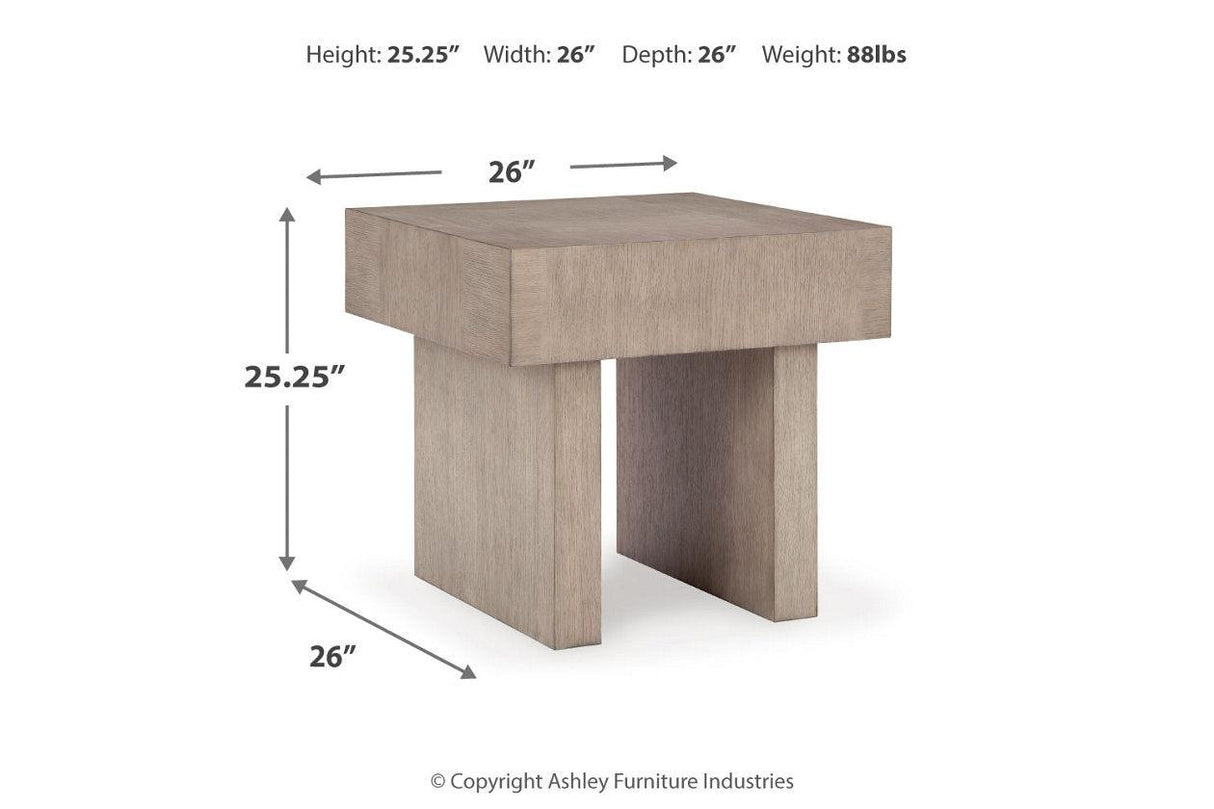 Jorlaina Light Grayish Brown Coffee Table and 2 End Tables by Ashley at Eve Furniture