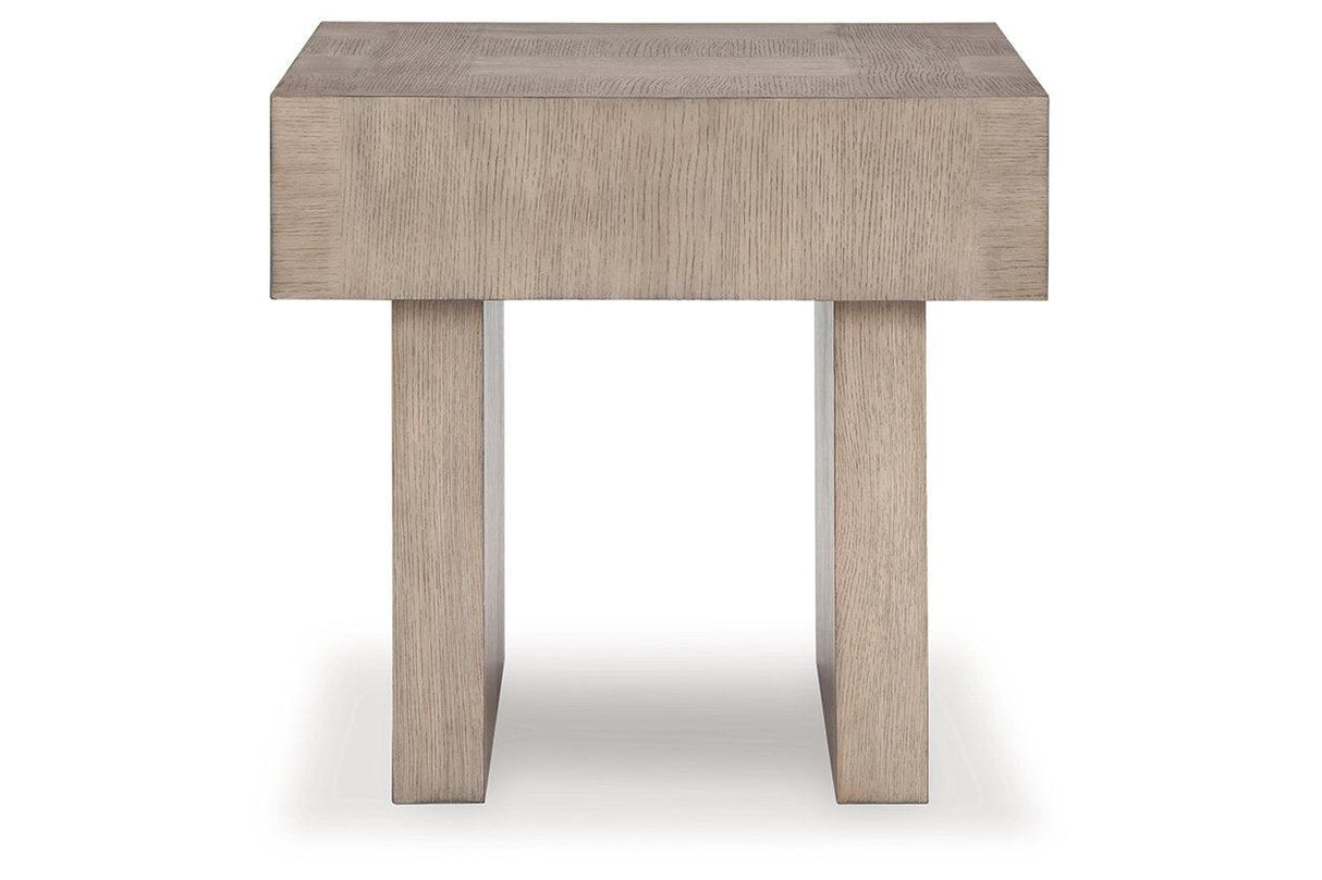 Jorlaina Light Grayish Brown Coffee Table and 2 End Tables by Ashley at Eve Furniture