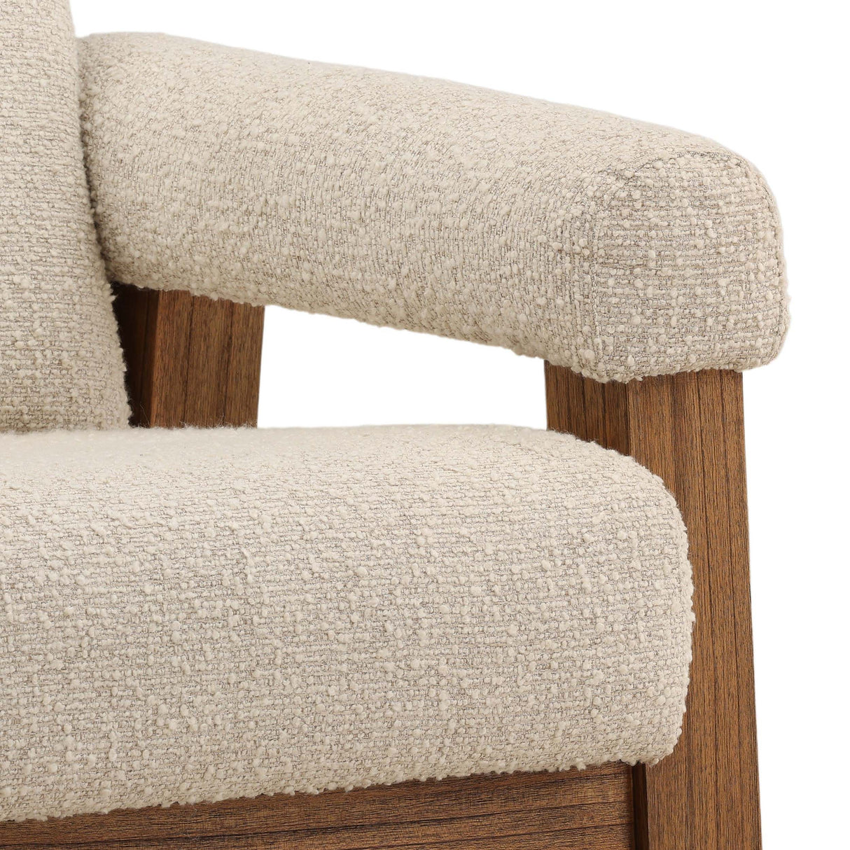 Jorley Chair, Barley Cream by Dovetail at Eve Furniture