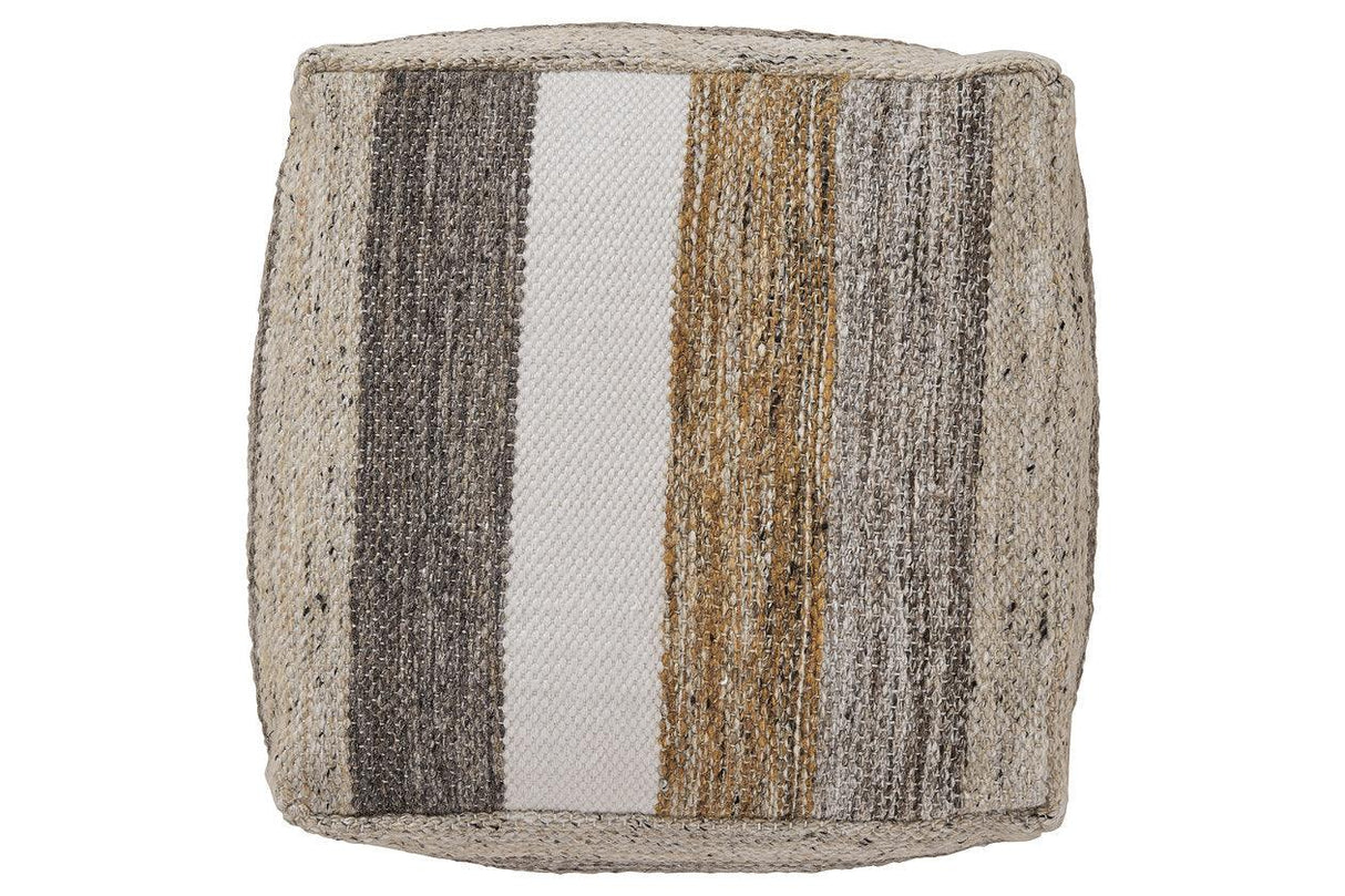 Josalind Multi Pouf by Ashley at Eve Furniture