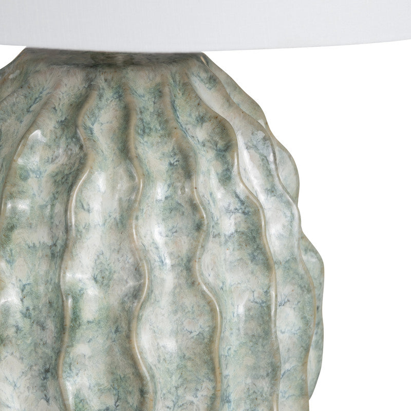 Josephine Green Table Lamp by Crestview at Eve Furniture