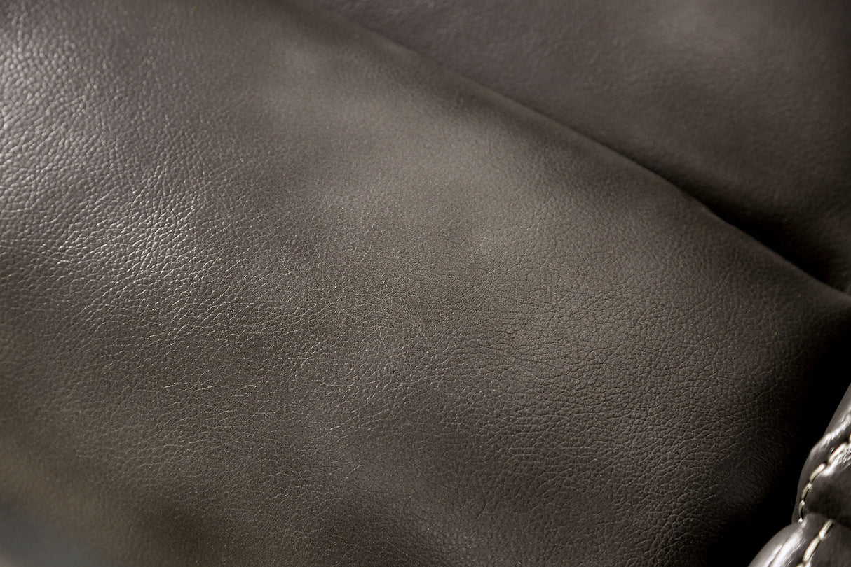 Josias Dark Gray Leatherette Sofa & Loveseat by Furniture of America at Eve Furniture