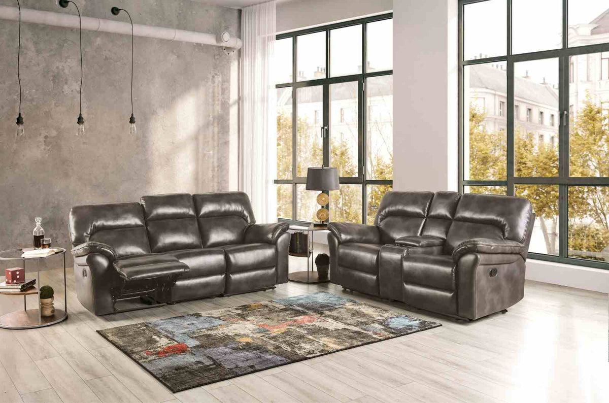 Josias Dark Gray Sofa by Furniture of America at Eve Furniture