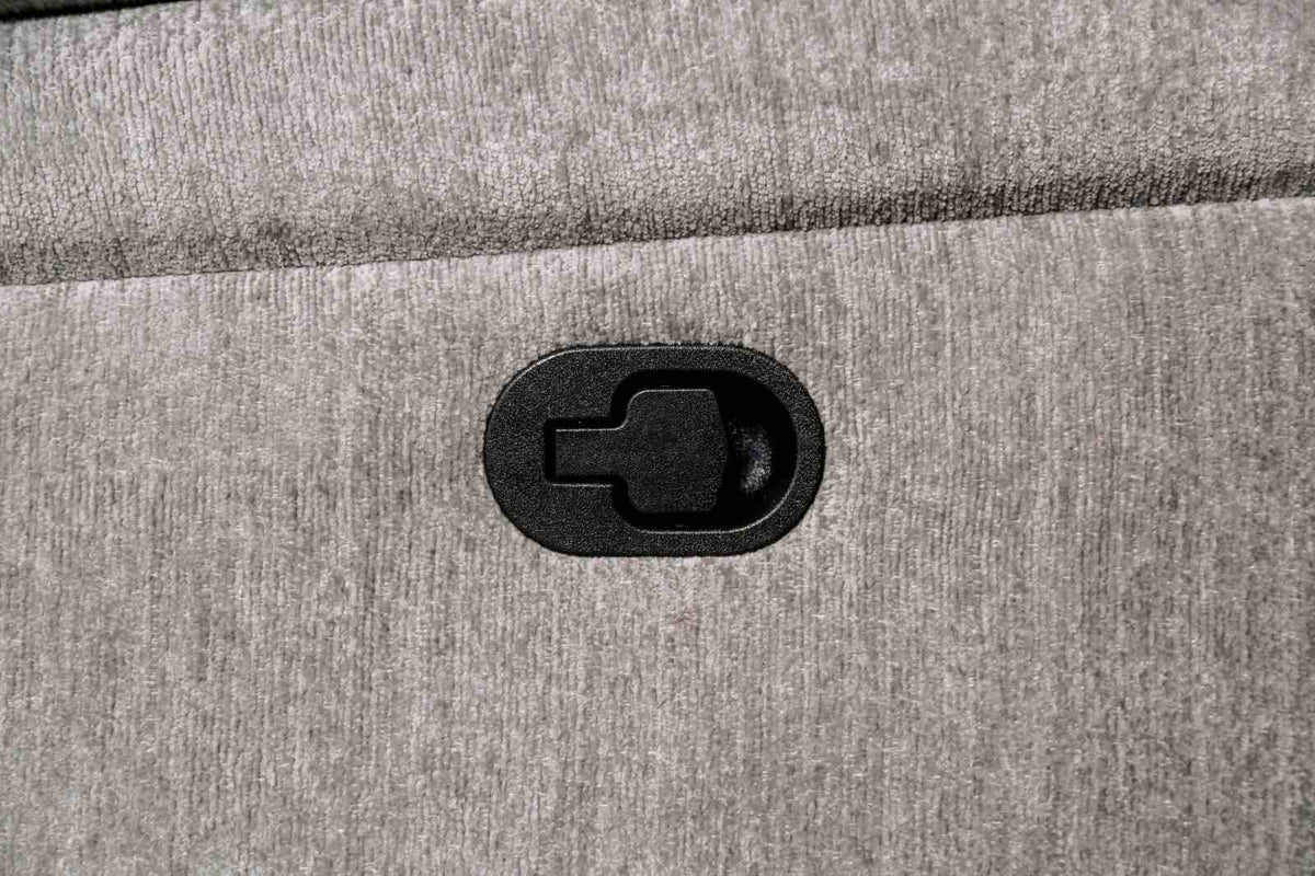 Josias Light Gray Reclining Sofa by Furniture of America at Eve Furniture