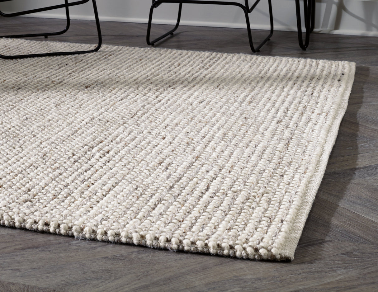Jossick Cream/Gray Large Rug by Ashley at Eve Furniture