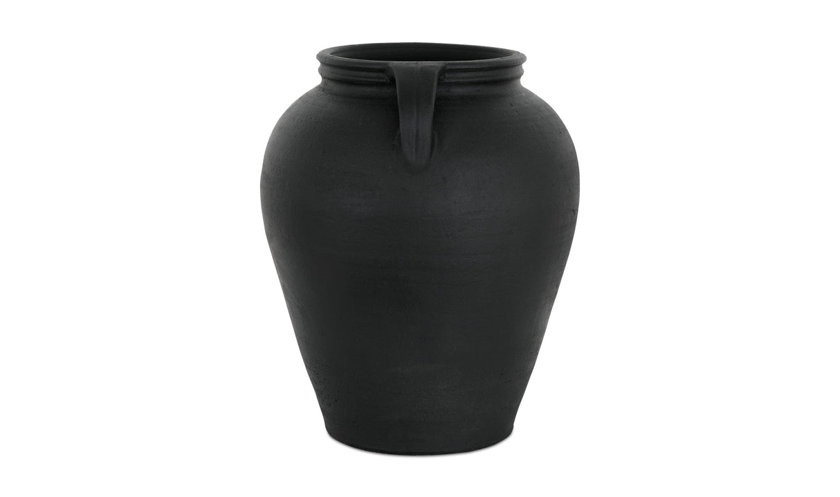 Jovi Vase Black Terracotta by Moe's Home at Eve Furniture