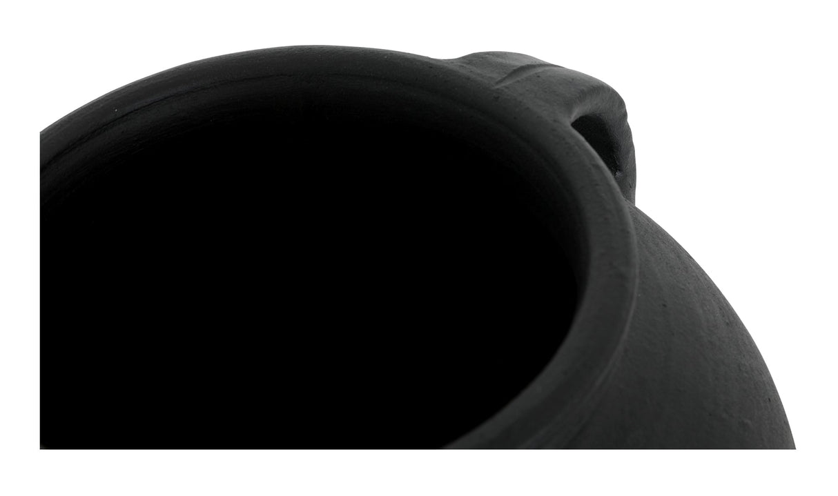 Jovi Vase Black Terracotta by Moe's Home at Eve Furniture